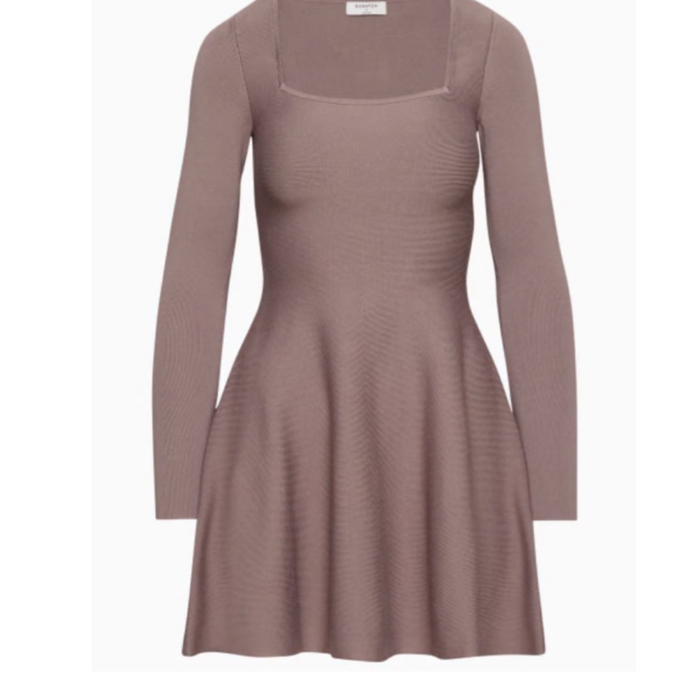 Aritzia Babaton Mauve Long Sleeve Dress NWT